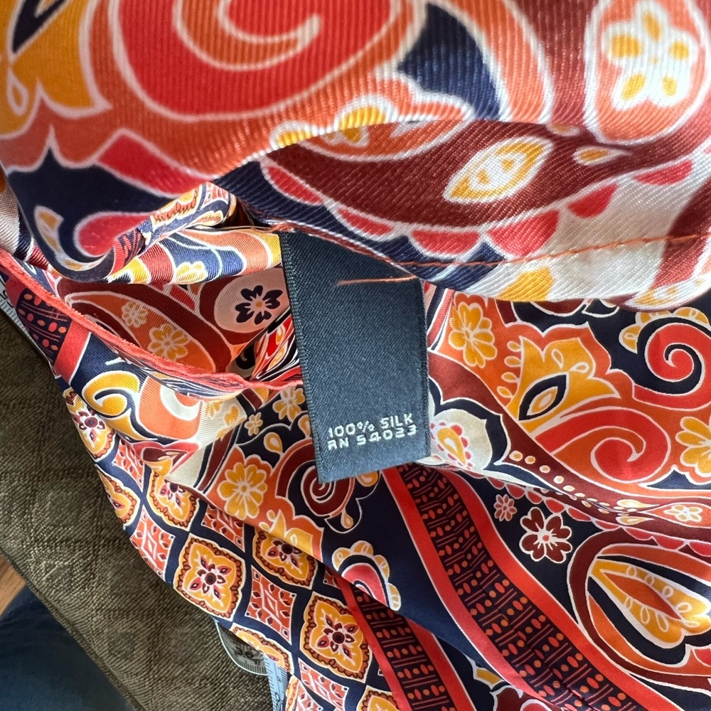 Banana Republic Multicolor Paisley Print Mini Dress - Picture 7 of 7